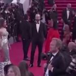 mulher 2 150x150 - Mulher seminua é expulsa após invadir tapete vermelho em Cannes - VEJA VÍDEO