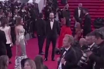 mulher 2 360x240 - Mulher seminua é expulsa após invadir tapete vermelho em Cannes - VEJA VÍDEO