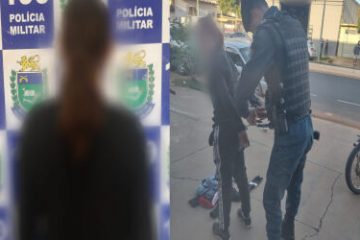 mulheres presas 360x240 - Mulher tenta vender bicicleta furtada para PM de folga e acaba presa por receptação