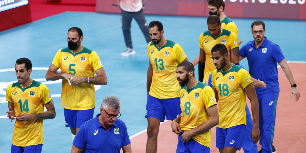 brasil volei masculino eliminacao toquio - Brasil perde para Polônia e soma 3ª derrota seguida na Liga das Nações
