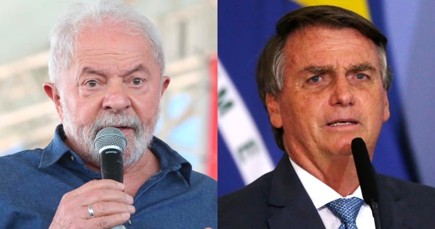 lula bolsonaro 1 - PESQUISA PODERDATA: Lula lidera com 44% e Bolsonaro aparece em seguida com 36%