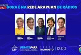 Confrontos diretos e ausência de Azevêdo marcam debate da Arapuan FM com candidatos ao governo da Paraíba; assista na íntegra