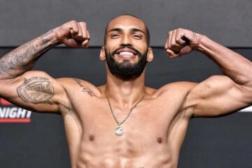 bruno blindado 2021 360x240 - ELE ESTÁ DE VOLTA! Paraibano Bruno Blindado bate o peso e lidera time brasileiro no UFC San Diego