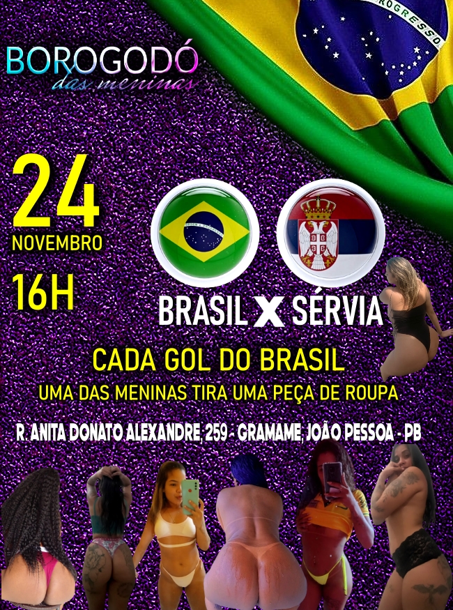 Imagem do WhatsApp de 2022 11 22 as 16.01.45 - PROMOÇÃO INUSITADA: casa de prostituição em João Pessoa diz que a cada gol do Brasil, uma mulher irá tirar uma peça de roupa 