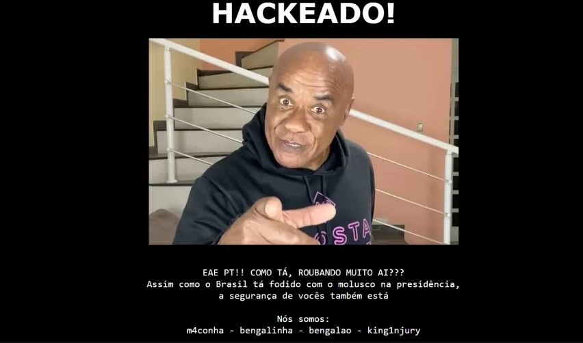 0 3 - Site do PT sofre ataque hacker com mensagens contra Lula
