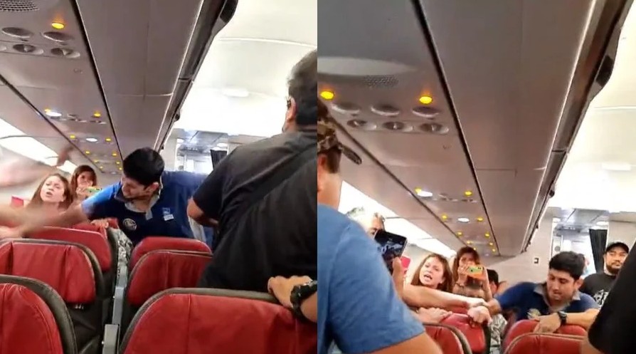 voo - CONFUSÃO! Passageiros bêbados e funcionários trocam socos durante voo