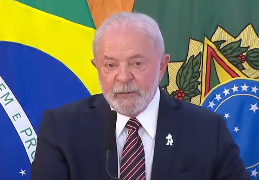 Captura de tela 2023 04 10 144831 - 'O Brasil voltou a olhar para o futuro', diz Lula em pronunciamento sobre 100 dias de governo