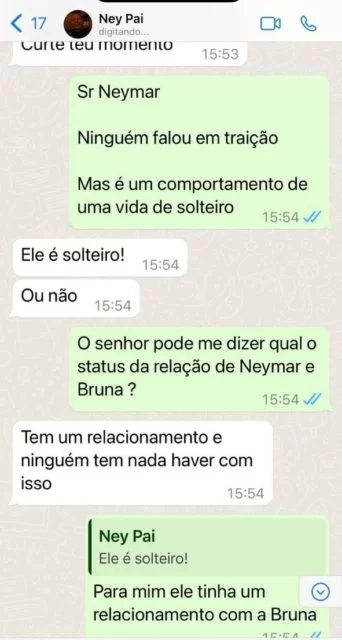 Neymar Pai Balada Biancardi 342x640 1 - Neymar é flagrado curtindo noitada na Espanha com duas mulheres; pai do jogador revela status de relacionamento do filho