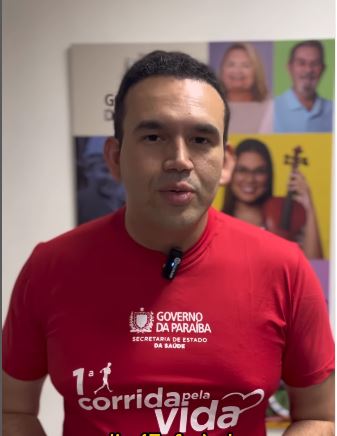 jhony - Secretário Jhony Bezerra convida população de João Pessoa para participar da "1ª Corrida Pela Vida", nesta quarta (15) - VEJA VÍDEO