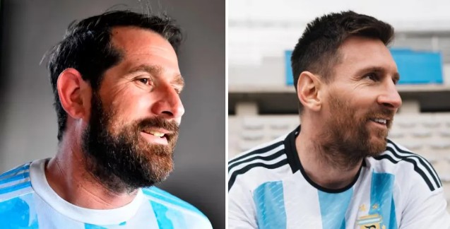 Capturar 4 - Fazendo sucesso! Caminhoneiro vira influencer por semelhança com Messi: "confundido várias vezes" 