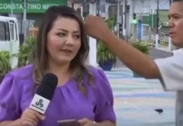 Repórter da TV Globo leva soco ao vivo – VEJA VÍDEO