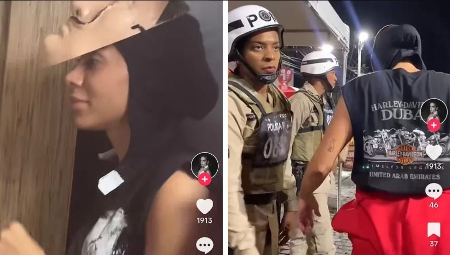 01 - Anitta se disfarça para curtir Carnaval de rua e é revistada por policiais