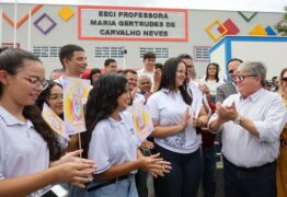 João Azevêdo inaugura escola, nova agência da Cagepa e autoriza obras de infraestrutura hídrica em Caiçara