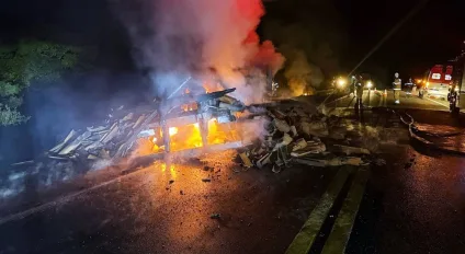 Homem morre carbonizado após grave acidente na BR-230