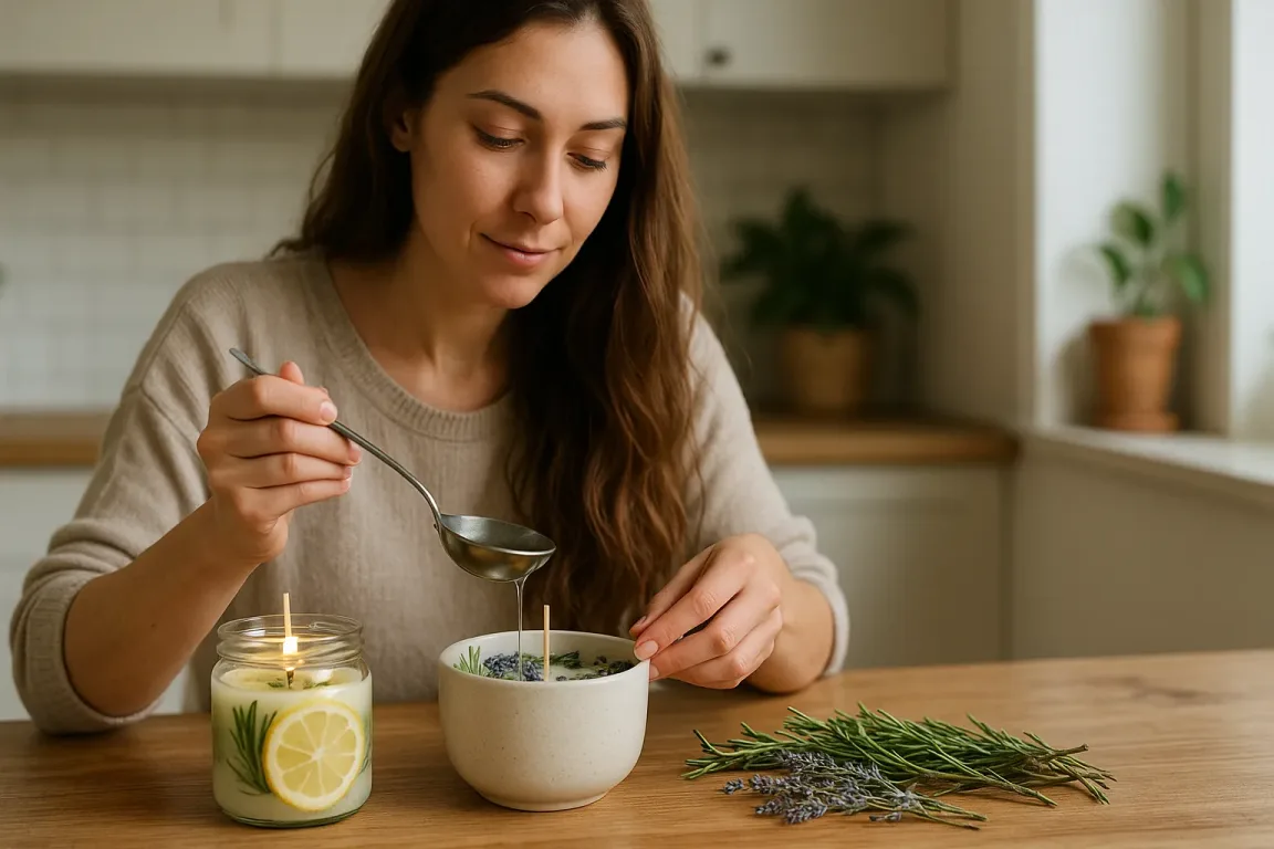 Aprenda a fazer 2 tipos de velas aromáticas que afastam insetos