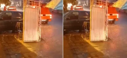 Bombeiros buscam homem que teria caído em bueiro no bairro do Valentina, em João Pessoa