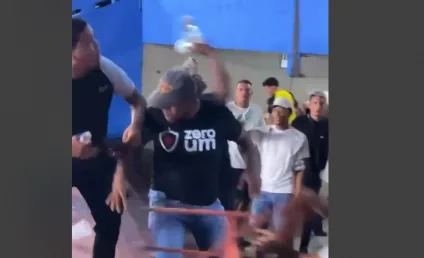Partida entre Botafogo-PB e Flamengo gera confusão entre torcedores dentro do estádio; veja vídeo