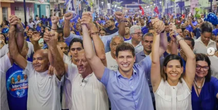 João Campos parabeniza Marcílio Régio após vitória em Goiana: "reflexo de sua capacidade"