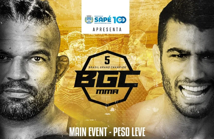 Sapé sediará quinta edição de Brasil Grand Champion, maior evento de MMA do Nordeste Sapé sediará quinta edição de Brasil Grand Champion, maior evento de MMA do Nordeste