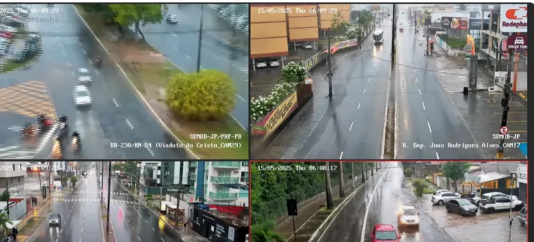 TRANSTORNOS: Fortes chuvas atingem a Capital e cidade está sob alerta de alagamentos e deslizamentos; Defesa Civil está de prontidão