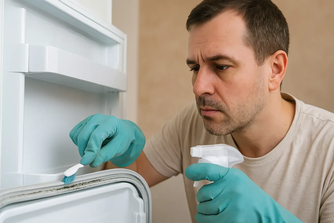 Como tirar bolor da borracha da geladeira sem cloro ou agressivos