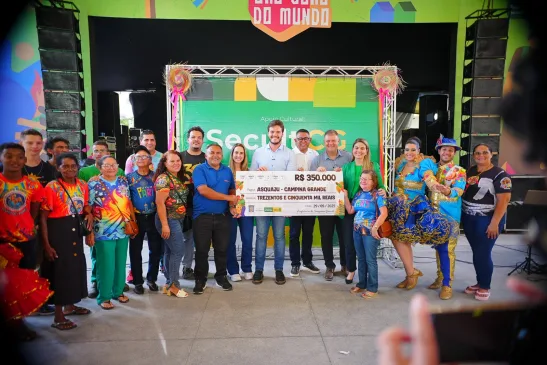 O MAIOR SÃO JOÃO DO MUNDO: Prefeitura firma mais um convênio histórico com quadrilhas juninas de Campina Grande
