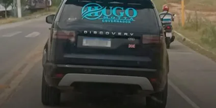 Hugo Motta será candidato a governador em 2026? Adesivo em carro levanta suspeitas