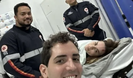 SUSTO: Daniella Ribeiro sofre acidente doméstico e tem que ser levada para o Trauma