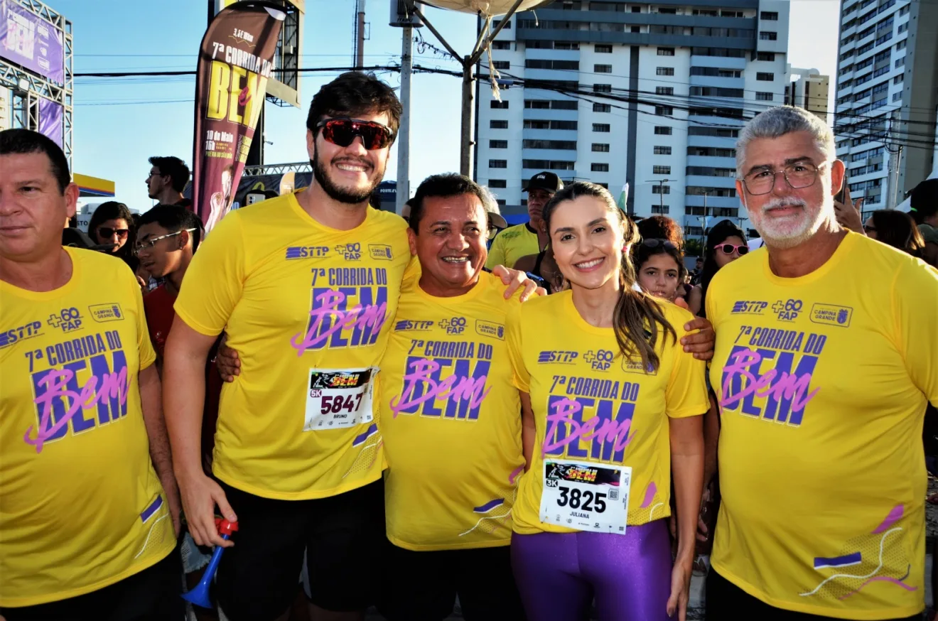 Bruno e Juliana participam da 7ª Corrida do Bem em Campina e ressaltam importância do evento: “Exercita o corpo e a solidariedade” Bruno e Juliana participam da 7ª Corrida do Bem em Campina e ressaltam importância do evento: “Exercita o corpo e a solidariedade”