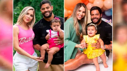 Hulk e Camila organizam aniversário da filha Aisha em João Pessoa