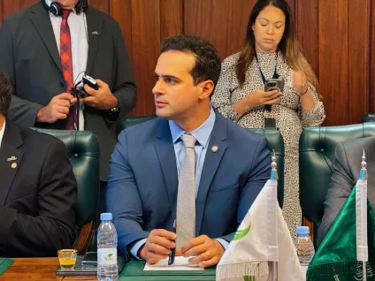 Na Arábia Saudita, vice-governador Lucas Ribeiro visita Fundo de Desenvolvimento Saudita, tem encontros bilaterais e apresenta projetos para investimentos na Paraíba