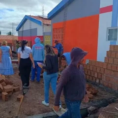 Prefeitura de São João do Rio do Peixe realiza visita técnica à construção de novas salas de aula na EMEIEF Amélia Soares de Moraes