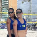 Dupla paraibana fica entre as quatro melhores do país no Brasileiro Sub-17 de Vôlei de Praia