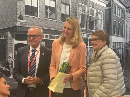 Cícero Lucena inicia agenda oficial na Holanda, representando a Frente Nacional de Prefeitos