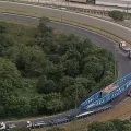 Carreta com transformador de 250 toneladas quebra e interdita trecho em Paulista, na Grande Recife