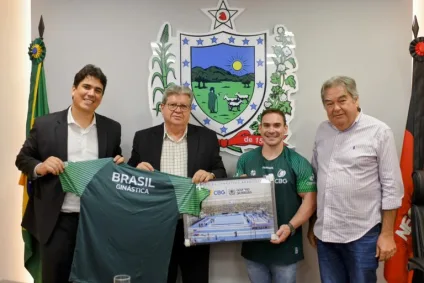João Azevêdo confirma Torneio Nacional de Ginástica Artística na Paraíba com participação de mais de mil atletas brasileiros