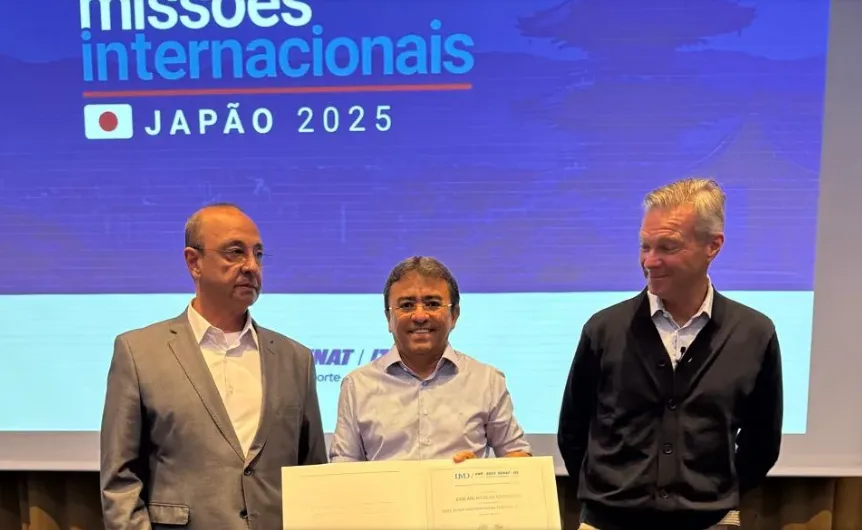 Presidente da Fetranslog/NE celebra conhecimento adquirido durante Missão Japão 2025