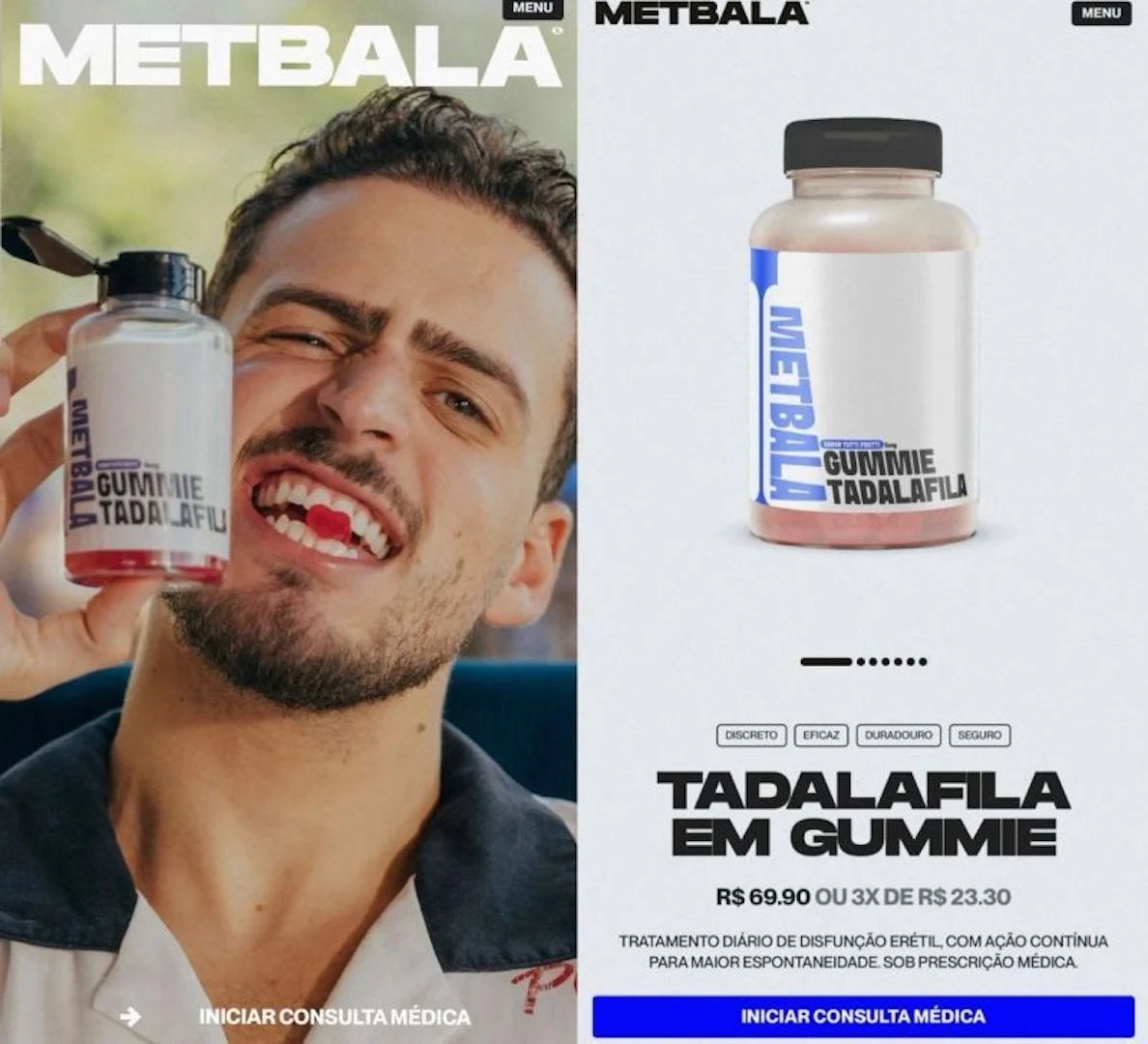 DETERMINAÇÃO: Anvisa proíbe distribuição de bala gummy de tadalafila DETERMINAÇÃO: Anvisa proíbe distribuição de bala gummy de tadalafila