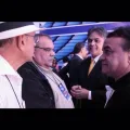 Bastidores do debate segundo turno  com Cássio e Rômulo Gouveia em 2014