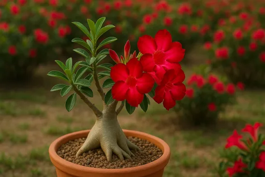 5 curiosidades da rosa-do-deserto e como turbinar a sua floração