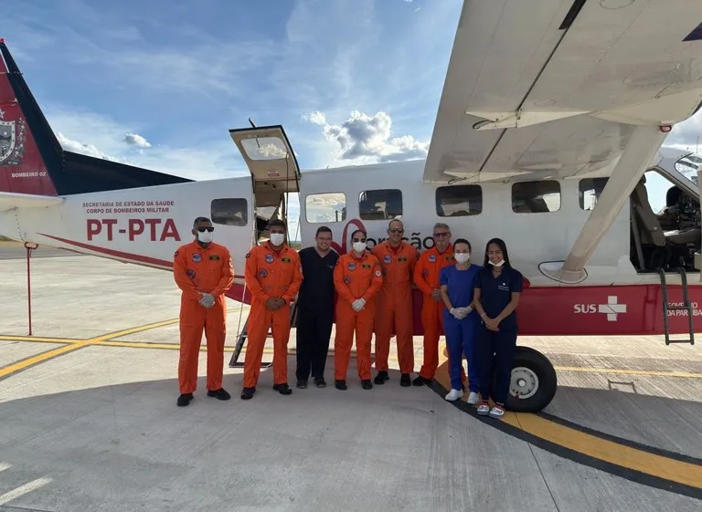 Coração Paraibano: transporte aeromédico ágil salva vida de paciente do Sertão Coração Paraibano: transporte aeromédico ágil salva vida de paciente do Sertão