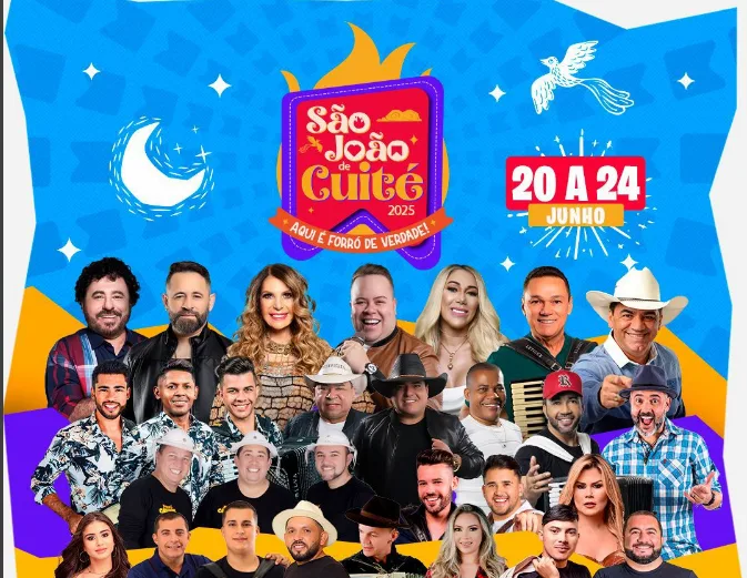 MAIOR DA REGIÃO: Com Elba, Taty Girl, Jorge de Altinho e Rey Vaqueiro, São João de Cuité se prepara para receber 100 mil pessoas em 5 dias de festa