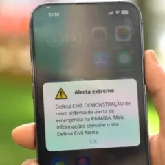 Teste demonstração do Defesa Civil Alerta será realizado na Paraíba neste sábado