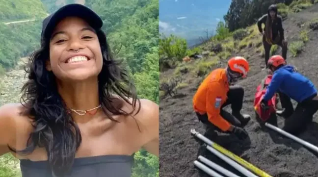 Família confirma morte de brasileira que caiu em vulcão na Indonésia