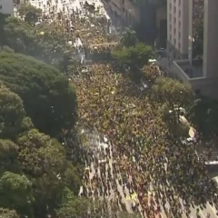 Ato com Bolsonaro na Paulista tem baixa adesão e xingamentos de skatistas contra o ex-presidente; veja vídeo