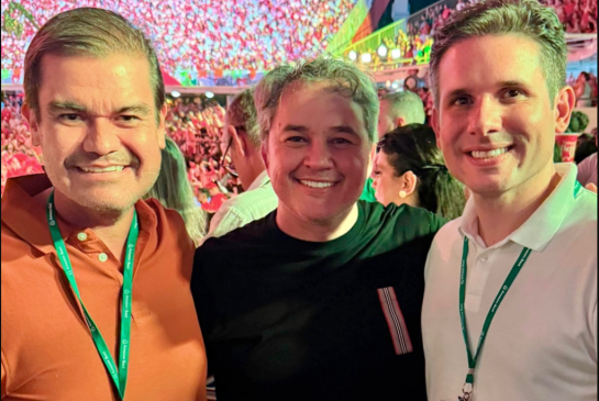 Efraim Filho e Mersinho Lucena se encontram em Parintins e reacendem rumores sobre aproximação entre os grupos