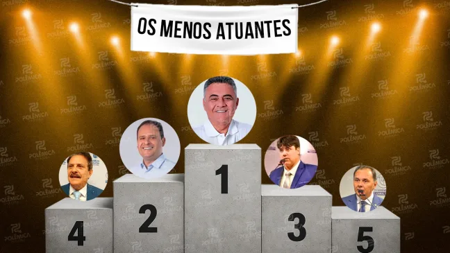 PRODUTIVIDADE DOS DEPUTADOS: Polêmica Paraíba aponta os parlamentares estaduais menos produtivos no primeiro trimestre de 2025 - VEJA LISTA