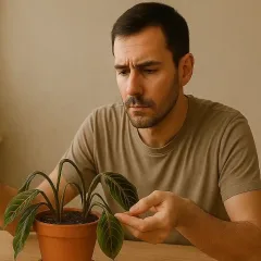 Maranta tricolor murchando Veja 3 ajustes que salvam a planta