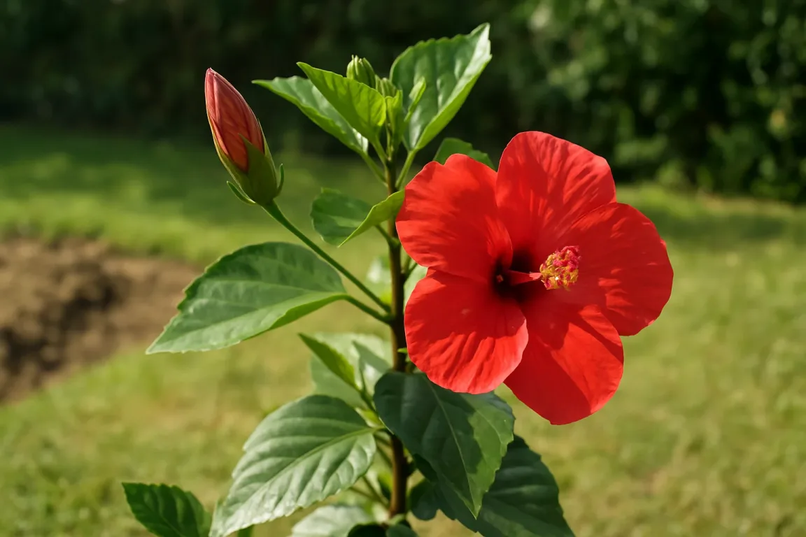 O hibisco exige outro tipo de adubo quando está prestes a abrir as flores O hibisco exige outro tipo de adubo quando está prestes a abrir as flores