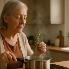 O truque da avó com alecrim fervido virou segredo para uma casa mais leve e perfumada